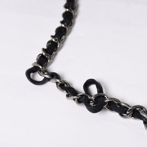 極美品 CHANEL シャネル ミニマトラッセ19 Sフラップ Sチェーンショルダーバッグ 26番台 ラムスキン ココマーク シルバー金具 中古 4a000780
