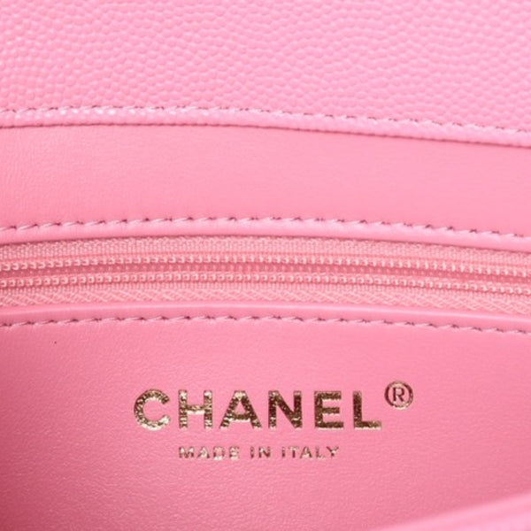 新品未使用 CHANEL シャネル 26SS Small Flap Bag Black スモール AS6130 フラップ バッグ ピンク ランダム番台 中古 4a000776