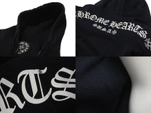 Load image into Gallery viewer, CHROME HEARTS クロムハーツ ダガージップパーカー サイズS アーチロゴ CHプラス ダブルフェイス ブラック 美品 中古 4b000784