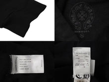 Load image into Gallery viewer, 新品同様 CHROME HEARTS クロムハーツ マッティボーイ リップチョンパー パーカー フーディ ブラック ホワイト サイズXL 中古 4b000787