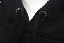Load image into Gallery viewer, 新品同様 CHROME HEARTS クロムハーツ マッティボーイ リップチョンパー パーカー フーディ ブラック ホワイト サイズXL 中古 4b000787