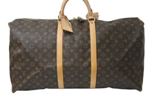 画像をギャラリービューアに読み込む, 極美品 LOUIS VUITTON ルイヴィトン キーポル60 ボストンバッグ M41422 モノグラム PVC レザー ブラウン 中古 4b000794
