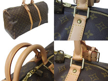 画像をギャラリービューアに読み込む, 極美品 LOUIS VUITTON ルイヴィトン キーポル60 ボストンバッグ M41422 モノグラム PVC レザー ブラウン 中古 4b000794