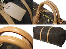 画像をギャラリービューアに読み込む, 極美品 LOUIS VUITTON ルイヴィトン キーポル60 ボストンバッグ M41422 モノグラム PVC レザー ブラウン 中古 4b000794