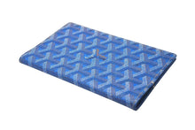 画像をギャラリービューアに読み込む, 極美品 GOYARD ゴヤール パスポートケース パスケース PVC レザー ブルー ヘリンボーン フランス製 中古 4b000795