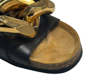 Load image into Gallery viewer, JW ANDERSON ジェイダブリューアンダーソン Chain Flat Sandal チェーン フラットサンダル ブラック サイズ42 良品 中古 4b000800