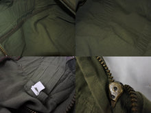 Load image into Gallery viewer, フランスタイプ パラシュートバッグ ミリタリーバッグ ハンドバッグ コットン カーキ ホワイト レッド 美品 中古 4b000805