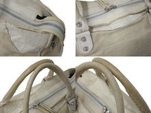 画像をギャラリービューアに読み込む, BALENCIAGA バレンシアガ パート タイム ハンドバッグ ショルダーバッグ 168028 クリーム レザー 良品 中古 4b000806