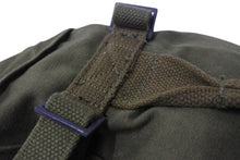 Load image into Gallery viewer, US ARMY ユーエスアーミー ミリタリーカーゴバッグ アメリカ軍 手提げ鞄 キャンバス カーキ ブラック 良品 中古 4b000808