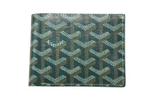 画像をギャラリービューアに読み込む, 新品未使用 GOYARD ゴヤール ヴィクトワール ウォレット 二つ折り財布 VICTO8PMLTY50CL50X PVC レザー グリーン 中古 4b000809