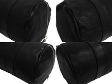 画像をギャラリービューアに読み込む, CHROME HEARTS クロムハーツ DUFFLE TINY タイニーダッフル ボストンバッグ ダガージップ レザー シルバ−925 ブラック 美品 中古 4b000810