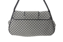 画像をギャラリービューアに読み込む, 極美品 CELINE セリーヌ ワンショルダーバッグ CE00/34 マカダム柄 ブラック グレー キャンバス レザー シルバー金具 総柄 中古 4b000821