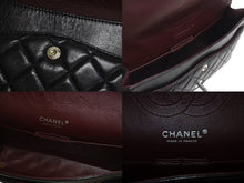 Load image into Gallery viewer, 極美品 CHANEL シャネル マトラッセ25 Wフラップ Wチェーンショルダーバッグ 12番台 ラムスキン ココマーク マットシルバー金具 中古 4b000823