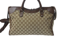 画像をギャラリービューアに読み込む, 極美品 BALENCIAGA × GUCCI バレンシアガ × グッチ Neo Classic City bag シティ ハンドバッグ ショルダーバッグ 2WAY WS13181 レザー 中古 4b000836