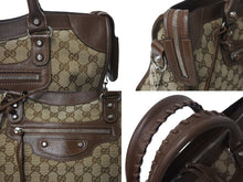 画像をギャラリービューアに読み込む, 極美品 BALENCIAGA × GUCCI バレンシアガ × グッチ Neo Classic City bag シティ ハンドバッグ ショルダーバッグ 2WAY WS13181 レザー 中古 4b000836