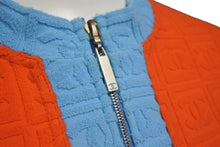 Load image into Gallery viewer, 極美品 CHANEL シャネル スポーツライン カーディガン ココマーク 02S P19454V11234 オレンジ ブルー ポリアミド サイズ36 中古 4b000855