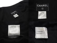 画像をギャラリービューアに読み込む, CHANEL シャネル ジャケット ココマーク ロゴ ボタン 06P P28166V18378 ブラック シルク サイズ38 美品 中古 4b000858