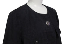 画像をギャラリービューアに読み込む, CHANEL シャネル ジャケット ココマーク ロゴ ボタン 06P P28166V18378 ブラック シルク サイズ38 美品 中古 4b000858