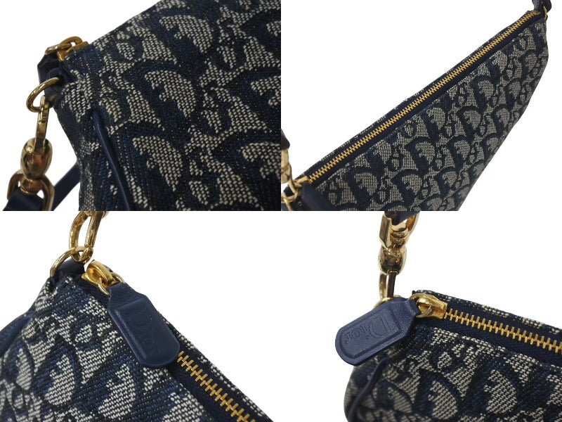 極美品 Christian Dior クリスチャンディオール トロッター サドル