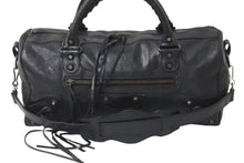 画像をギャラリービューアに読み込む, BALENCIAGA バレンシアガ ザ シティ ミディアム 2WAY ショルダーバッグ 128523 レザー ブラック 良品 中古 4b000870