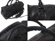 画像をギャラリービューアに読み込む, BALENCIAGA バレンシアガ ザ シティ ミディアム 2WAY ショルダーバッグ 128523 レザー ブラック 良品 中古 4b000870
