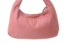 画像をギャラリービューアに読み込む, BOTTEGA VENETA ボッテガヴェネタ イントレチャート ホーボー ワンショルダーバッグ 115653 レザー ピンク 良品 中古 4b000873