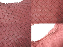 画像をギャラリービューアに読み込む, BOTTEGA VENETA ボッテガヴェネタ イントレチャート ホーボー ワンショルダーバッグ 115653 レザー ピンク 良品 中古 4b000873