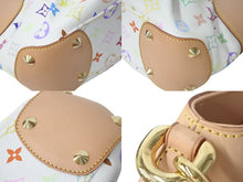 Load image into Gallery viewer, 新品未使用 LOUIS VUITTON ルイヴィトン モノグラムマルチカラー ジュディPM 村上隆 ハンドバッグ M40257 ホワイト 中古 4b000875