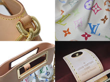 Load image into Gallery viewer, 新品未使用 LOUIS VUITTON ルイヴィトン モノグラムマルチカラー ジュディPM 村上隆 ハンドバッグ M40257 ホワイト 中古 4b000875
