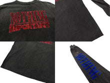 画像をギャラリービューアに読み込む, SAINT MICHAEL セント マイケル × Kosuke Kawamura 24AW Nothing Important ロンT ブラック サイズXL 美品 中古 4b000888