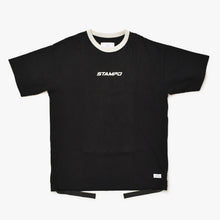 画像をギャラリービューアに読み込む, STAMPD LA スタンプド フロントロゴ ストラップ 半袖Tシャツ ブラック サイズM コットン 美品 中古 4b000897