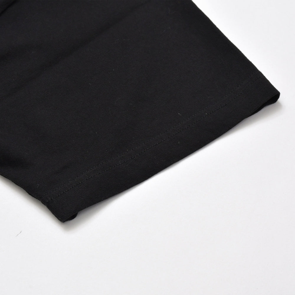 STAMPD LA スタンプド フロントロゴ ストラップ 半袖Tシャツ ブラック サイズM コットン 美品 中古 4b000897