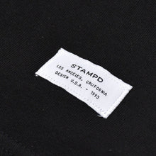 画像をギャラリービューアに読み込む, STAMPD LA スタンプド フロントロゴ ストラップ 半袖Tシャツ ブラック サイズM コットン 美品 中古 4b000897