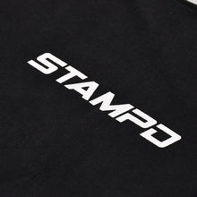画像をギャラリービューアに読み込む, STAMPD LA スタンプド フロントロゴ ストラップ 半袖Tシャツ ブラック サイズM コットン 美品 中古 4b000897