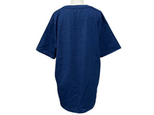 画像をギャラリービューアに読み込む, 新品同様 Levi's MADE&amp;CRAFTED × Poggy リーバイス ポギー コラボ プリント 半袖Ｔシャツ ネイビー ゴールド コットン サイズL 中古 4b000900