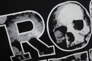 New and unused ROGUE STATUS Short sleeve T-shirt Size S Logo print Skull Black White Used 4b000901
