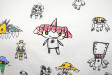 画像をギャラリービューアに読み込む, 新品未使用 めめめのくらげ 半袖Tシャツ サイズL 村上隆 映画 カイカイキキ ホワイト マルチカラー Jellyfish Eyes 中古 4b000904