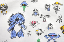 画像をギャラリービューアに読み込む, 新品未使用 めめめのくらげ 半袖Tシャツ サイズL 村上隆 映画 カイカイキキ ホワイト マルチカラー Jellyfish Eyes 中古 4b000904