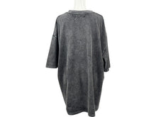 画像をギャラリービューアに読み込む, 新品未使用 SALUTE サルーテ WASHED FLOWER VINTAGE T-SHIRT ヴィンテージ加工 フラワープリント クルーネックTシャツ ブラック サイズM 中古 4b000905