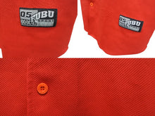 画像をギャラリービューアに読み込む, FUBU フブ ベースボールシャツ ゲームシャツ サイズXL 05 ナンバリング レッド ネイビー ホワイト 美品 中古 4b000908