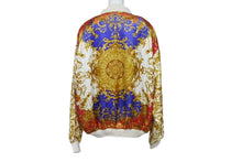 Load image into Gallery viewer, EXPRESS エクスプレス スカーフ柄 ボンバージャケット ブルゾン ホワイト ワンサイズ ポリエステル 美品 中古 4b000910