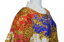 Load image into Gallery viewer, EXPRESS エクスプレス スカーフ柄 ボンバージャケット ブルゾン ホワイト ワンサイズ ポリエステル 美品 中古 4b000910