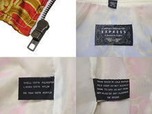 Load image into Gallery viewer, EXPRESS エクスプレス スカーフ柄 ボンバージャケット ブルゾン ホワイト ワンサイズ ポリエステル 美品 中古 4b000910