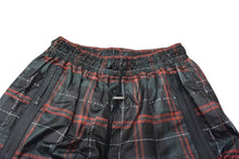 Load image into Gallery viewer, 新品未使用 REPRESENT レプリゼント トラックパンツ シェル ポリエステル イギリス製 チェック柄 ブラック サイズL 中古 4b000916