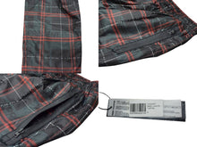 Load image into Gallery viewer, 新品未使用 REPRESENT レプリゼント トラックパンツ シェル ポリエステル イギリス製 チェック柄 ブラック サイズL 中古 4b000916