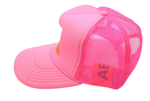 極美品 Virgil Abloh x MCA Figures of Speech キャップ CHECKER BOX PINK HAT ピンク ポリエステル ナイロン 中古 4b000919