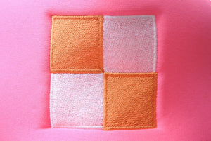 極美品 Virgil Abloh x MCA Figures of Speech キャップ CHECKER BOX PINK HAT ピンク ポリエステル ナイロン 中古 4b000919