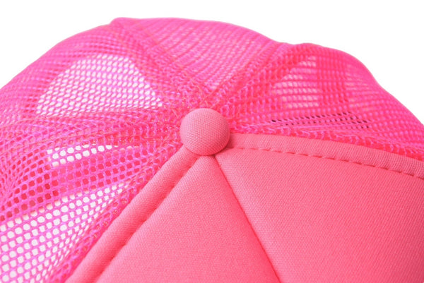 極美品 Virgil Abloh x MCA Figures of Speech キャップ CHECKER BOX PINK HAT ピンク ポリエステル ナイロン 中古 4b000919