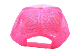 極美品 Virgil Abloh x MCA Figures of Speech キャップ CHECKER BOX PINK HAT ピンク ポリエステル ナイロン 中古 4b000919
