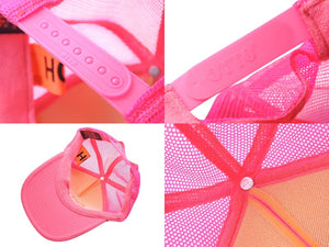 極美品 Virgil Abloh x MCA Figures of Speech キャップ CHECKER BOX PINK HAT ピンク ポリエステル ナイロン 中古 4b000919